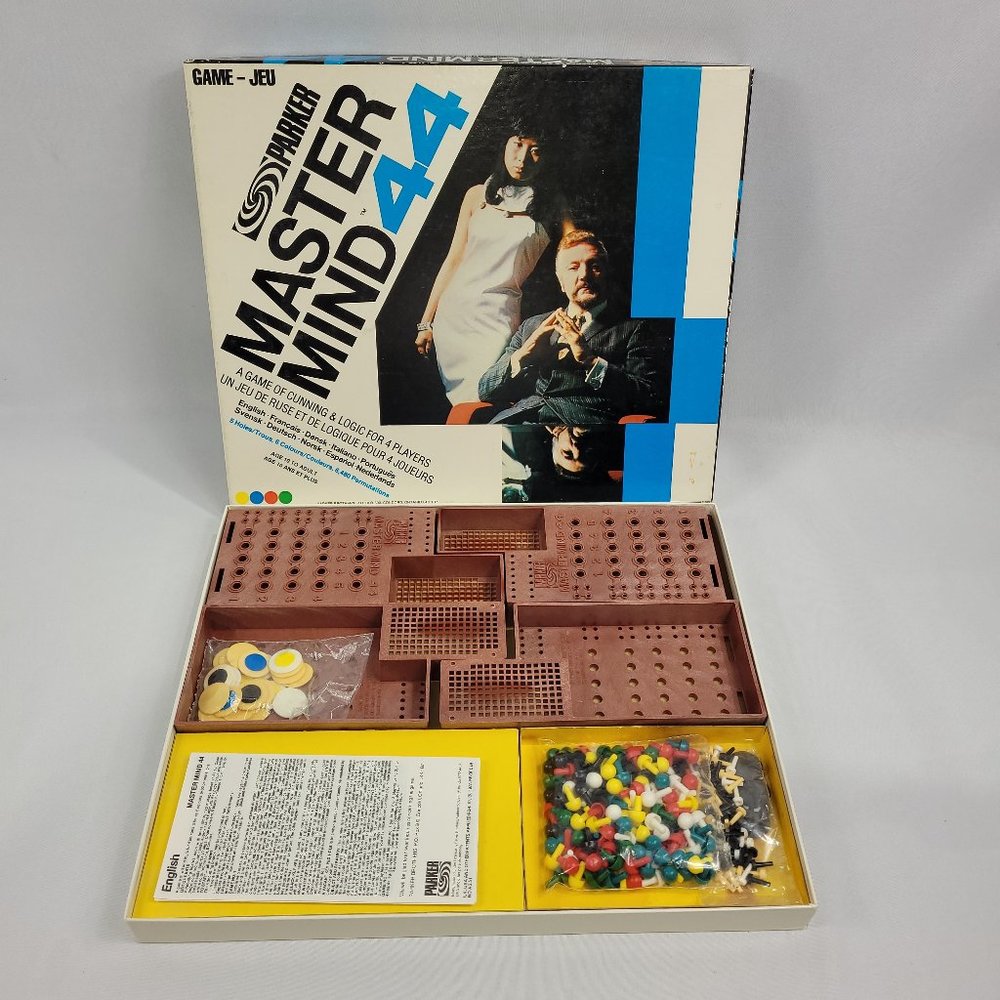 Mastermind 44 Vintage 1973 Strategy Game by Parker Brothers